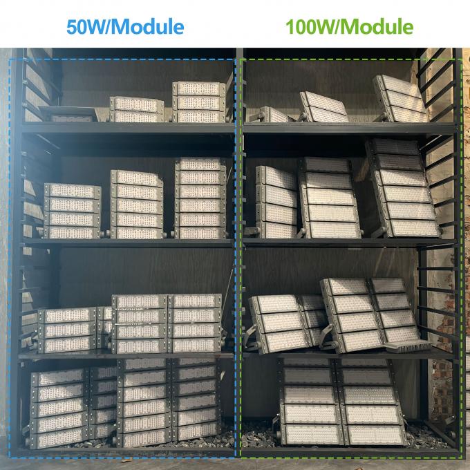 100w-1200w Led Flood Light สําหรับสนามกีฬา สนามกอล์ฟ สนามกอล์ฟ 0