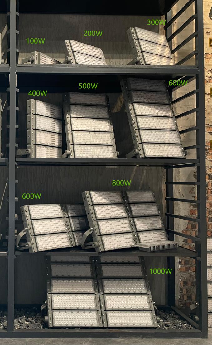 100w-1200w Led Flood Light สําหรับสนามกีฬา สนามกอล์ฟ สนามกอล์ฟ 8