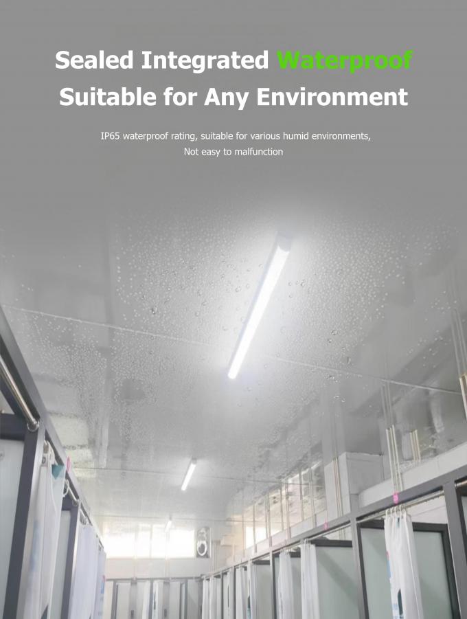 ไฟ LED เชิงเส้นราคาถูกกว่า 36W หลอด Tri-proof สำหรับโรงจอดรถกันน้ำ 1200 มม. 1