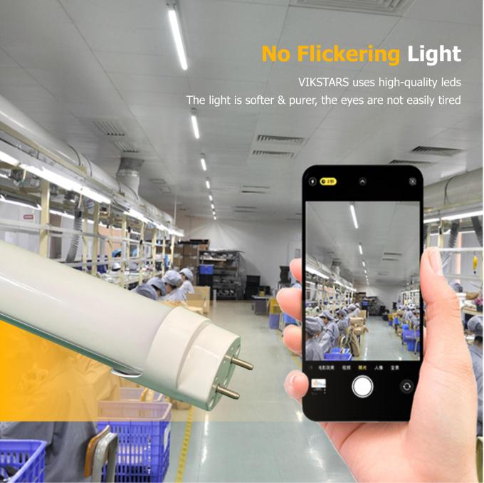 36W T8 Tube 110lm/w 3 ปี การรับประกัน LED ไฟเส้น IP20 1200mm สําหรับร้านค้าสํานักงาน 1