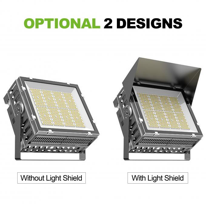 400W 600W 1000W แสงน้ํากันน้ํา 140Lm / W กระจายแสง Led Precio สําหรับสนามกีฬา 1