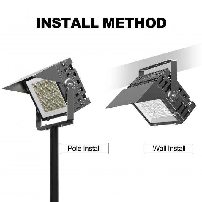 400W 600W 1000W แสงน้ํากันน้ํา 140Lm / W กระจายแสง Led Precio สําหรับสนามกีฬา 5