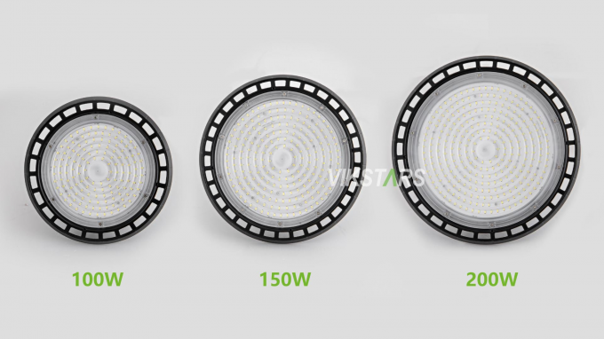 ราคาถูกที่สุด UFO ไฟสูง 100W 150W 200W สําหรับโรงงานโรงงานโกดัง 2