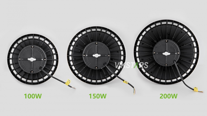 ราคาถูกที่สุด UFO ไฟสูง 100W 150W 200W สําหรับโรงงานโรงงานโกดัง 4
