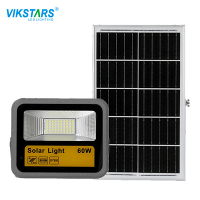 ซื้อ น้ำท่วมไฟพลังงานแสงอาทิตย์ที่ทนทาน 60w กันน้ำกลางแจ้ง IP66 สำหรับสวนในบ้าน การผลิตออนไลน์