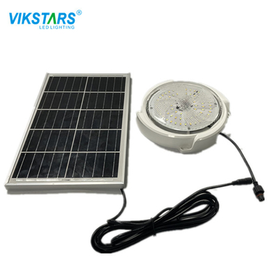 ซื้อ โคมไฟเพดานพลังงานแสงอาทิตย์ 300w สีขาวสำหรับโคมไฟกระท่อม การผลิตออนไลน์