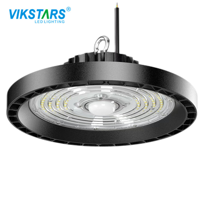 ซื้อ โมชั่นเซนเซอร์ UFO ไฟไฮเบย์ 75w พร้อมตัวเรือนอลูมิเนียมสีดำ IP65 การผลิตออนไลน์