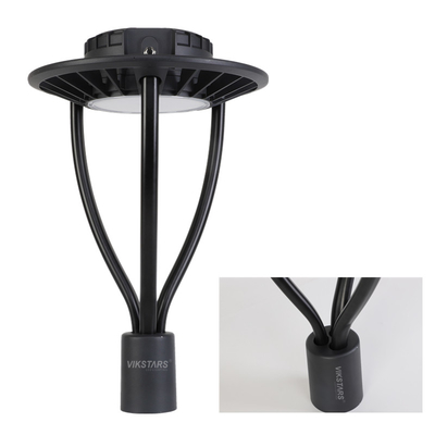 ซื้อ ไฟสวนกลม 120w 100lm / W สีดำสำหรับลานสวนสาธารณะชุมชน การผลิตออนไลน์