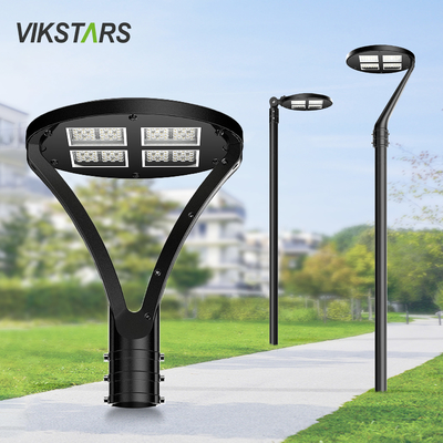 ซื้อ 100W LED สวนสตรีทไลท์ พร้อมแขนคู่สําหรับวิลล่า สวนสวน การผลิตออนไลน์
