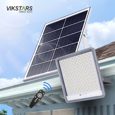 ซื้อ แสงแสงแสงอาทิตย์อัลลูมิเนียม 100w 200w 300w 400w สําหรับหมู่บ้าน Yard คลังสินค้า IP66 กันน้ํา การผลิตออนไลน์