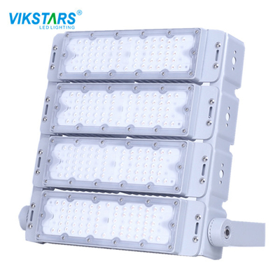 ซื้อ น้ำท่วมไฟ LED กลางแจ้งขนาด 50000lm 12 กก. ตัวเรือนเงิน 500W สำหรับสะพาน การผลิตออนไลน์