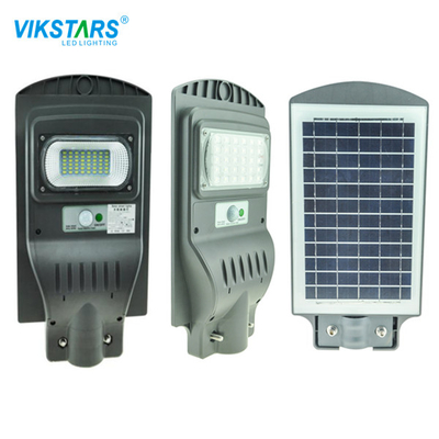 ซื้อ 80pcs 40w ไฟถนนพลังงานแสงอาทิตย์แบบ All In One 2000lm ถึง 12000lm IP65 Waterproof การผลิตออนไลน์