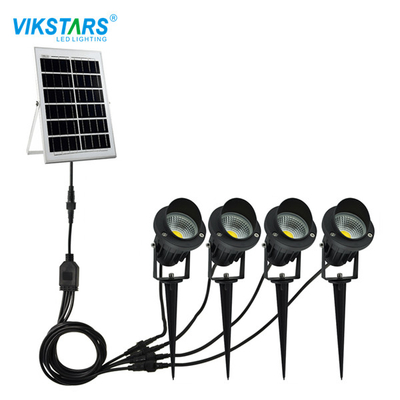 ซื้อ 4x5W Spikes ไฟสวนสปอตพลังงานแสงอาทิตย์สำหรับลานบ้าน การผลิตออนไลน์
