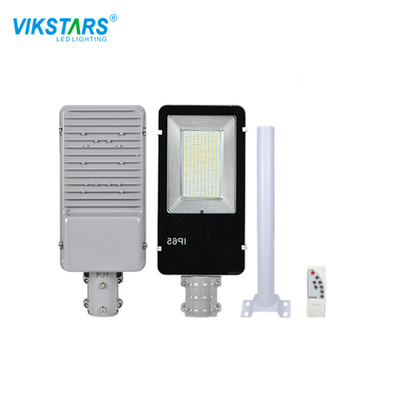 การควบคุมระยะไกล 100w ไฟถนนพลังงานแสงอาทิตย์เสาซีเมนต์ไฟแรงดันไฟฟ้าอินพุต AC100-240V