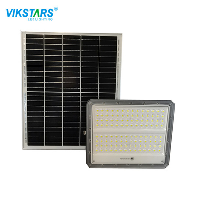 น้ำท่วมไฟ LED รีโมทคอนโทรลพร้อมแผงโซลาร์เซลล์สำหรับไฟสวนวิลล่า