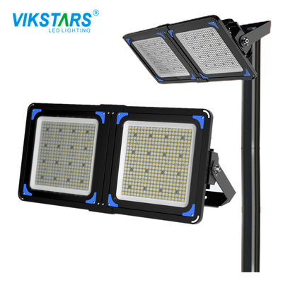 IP65 SMD3030 โคมไฟสปอร์ตไลท์ LED กลางแจ้งพร้อมตัวยึดอลูมิเนียมสีดำ