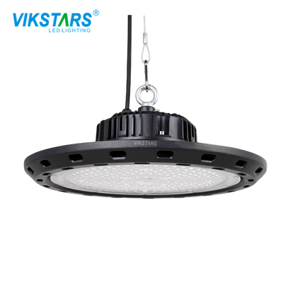277V 2700K ไฟ LED ไฮเบย์อุตสาหกรรมกลม 50w 9.4 * 5.9in พร้อมตะขอแหวน