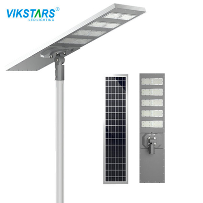 ทางหลวง IP65 ไฟถนนพลังงานแสงอาทิตย์ 200w 300w เลนส์ PC ที่อยู่อาศัยสีเทา