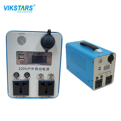 แหล่งจ่ายไฟพกพาน้ำหนักเบา 500w USB AC ระบบเก็บพลังงานฉุกเฉินสำหรับบ้าน
