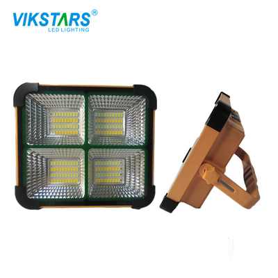 ไฟพกพาพลังงานแสงอาทิตย์ชาร์จได้ 100w200W สีชาร์จได้สำหรับไฟกลางแจ้ง
