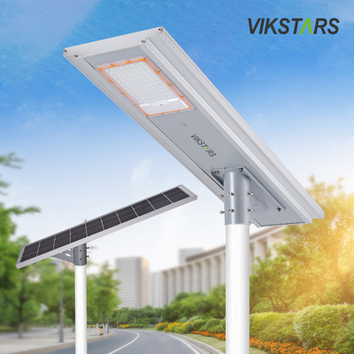 500W 700W โคมไฟฟ้าแสงอาทิตย์ถนนรวมทั้งหมดในหนึ่ง โคมไฟฟ้าแสงอาทิตย์อลูมิเนียมสําหรับถนนหลัก