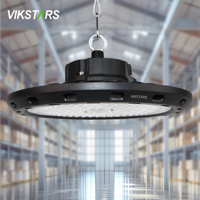 150lm / w UFO ไฟสลัดสูงด้วยกระดาษ Aluminun Housing 5 ปีการรับประกัน