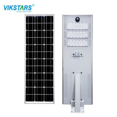 SMD2835 โคมไฟถนนแผงโซลาร์เซลล์ ROHS 12V 25AH สำหรับถนนลำต้น