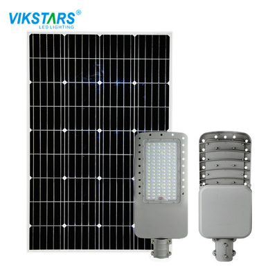 SMD5730 150lm / W แยกไฟถนนพลังงานแสงอาทิตย์ควบคุมการชาร์จ 50W 100W ไม่มีสายไฟ