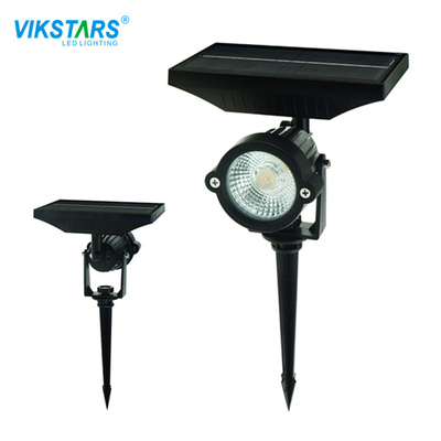 ไฟสปอร์ตไลท์สวนพลังงานแสงอาทิตย์ LED 5W 150lm/W 70Ra