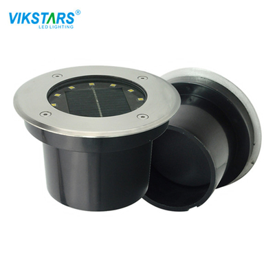 6V / 0.6W ไฟ LED พลังงานแสงอาทิตย์ใต้ดิน 300lm ถึง 480lm Stainless Steel