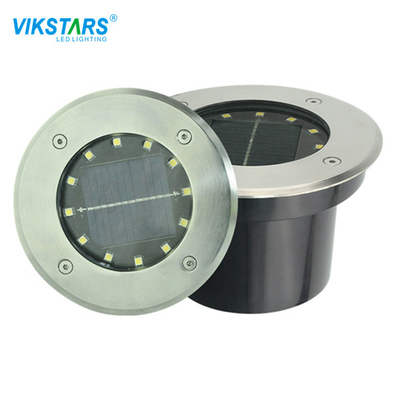 2700K ถึง 6500K ไฟ LED พลังงานแสงอาทิตย์ฝังสวนแสง SMD 5050