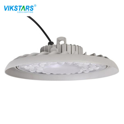 ไฟ LED ไฮเบย์อุตสาหกรรม 200W ในตัวสำหรับคลังสินค้าพร้อมตัวเรือนสีเทา